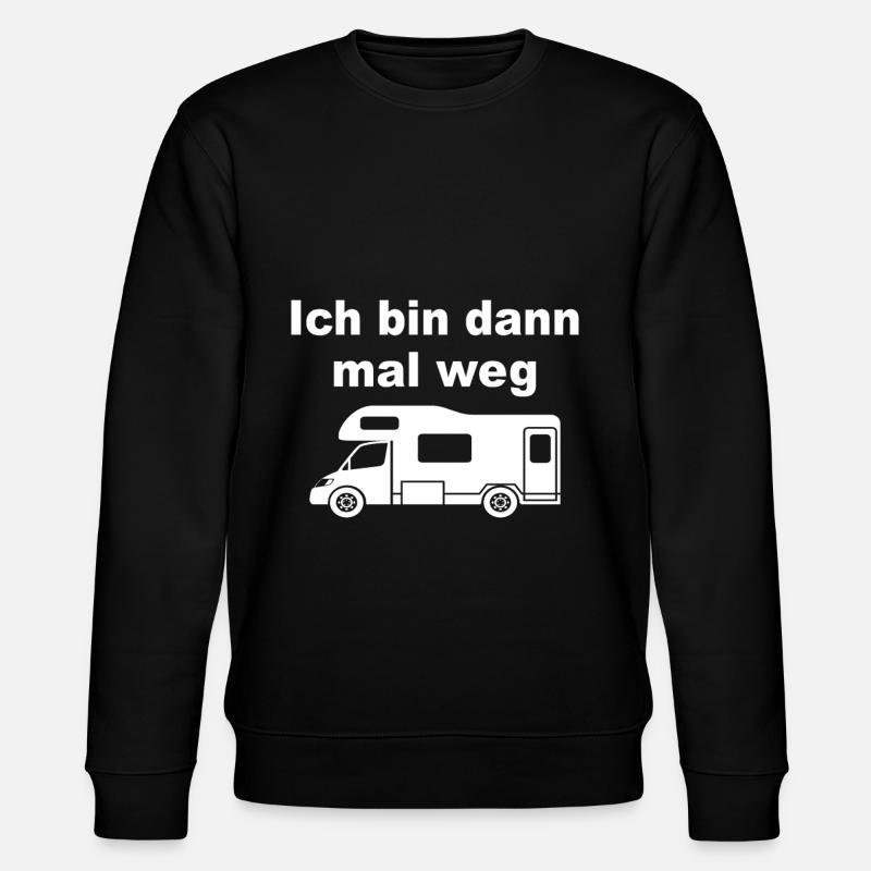 Campingplatz - Stanley/Stella Unisex Bio-Sweatshirt CHANGER  - Schwarz