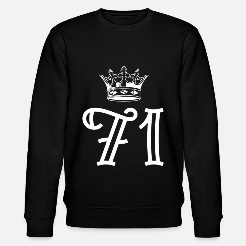 71 Couronne numérique - Sweat bio CHANGER Stanley/Stella Unisexe - noir