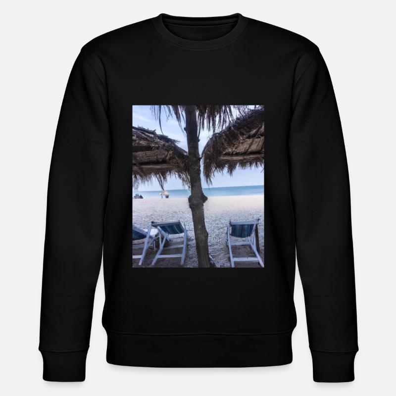 Vacances à la plage - Sweat bio CHANGER Stanley/Stella Unisexe - noir