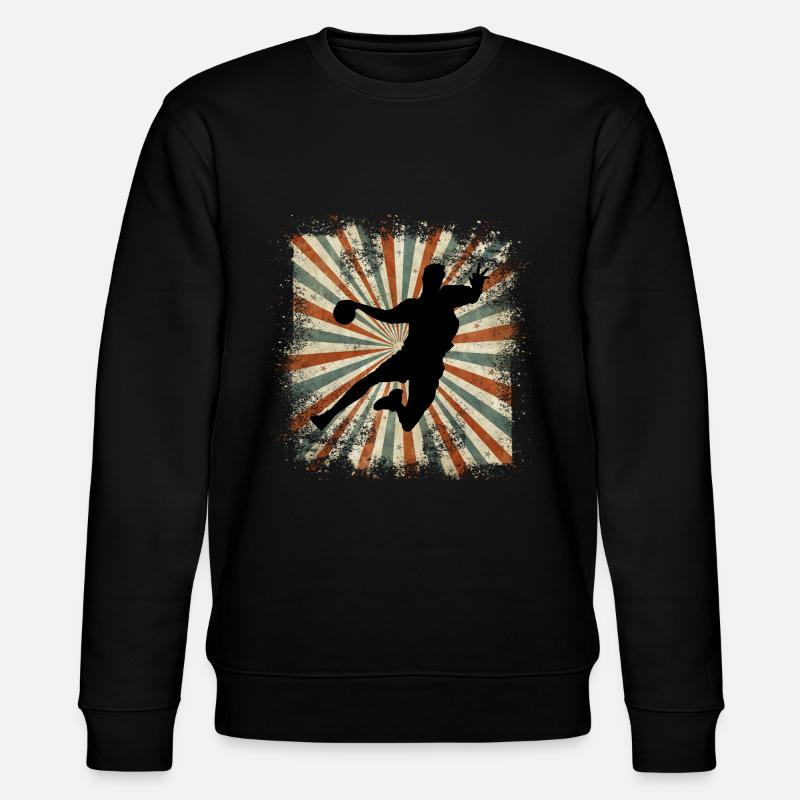 Handball - Stanley/Stella Unisex Bio-Sweatshirt CHANGER  - Schwarz