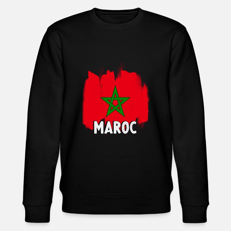 Maroc - Sweat bio CHANGER Stanley/Stella Unisexe - noir