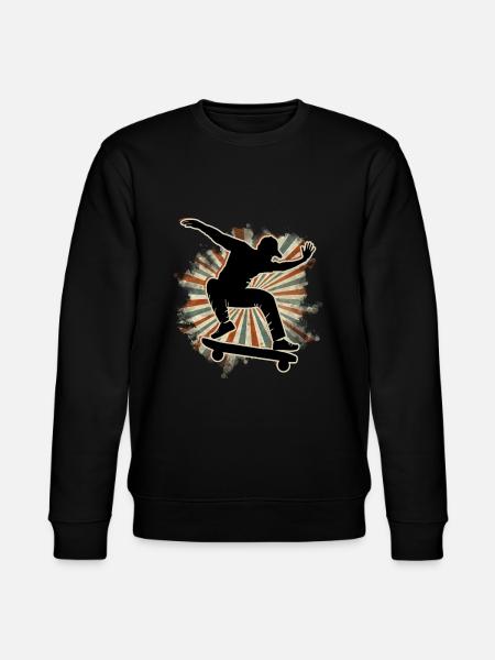 Skateboard Freestyle - Stanley/Stella CHANGER Unisex Organic Sweatshirt - black