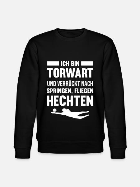Torwart oder Torhüter - Stanley/Stella Unisex Bio-Sweatshirt CHANGER - Schwarz
