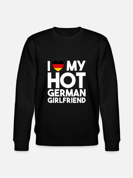 I love my hot German Girlfriend Deutschland - Stanley/Stella Unisex Bio-Sweatshirt CHANGER  - Schwarz