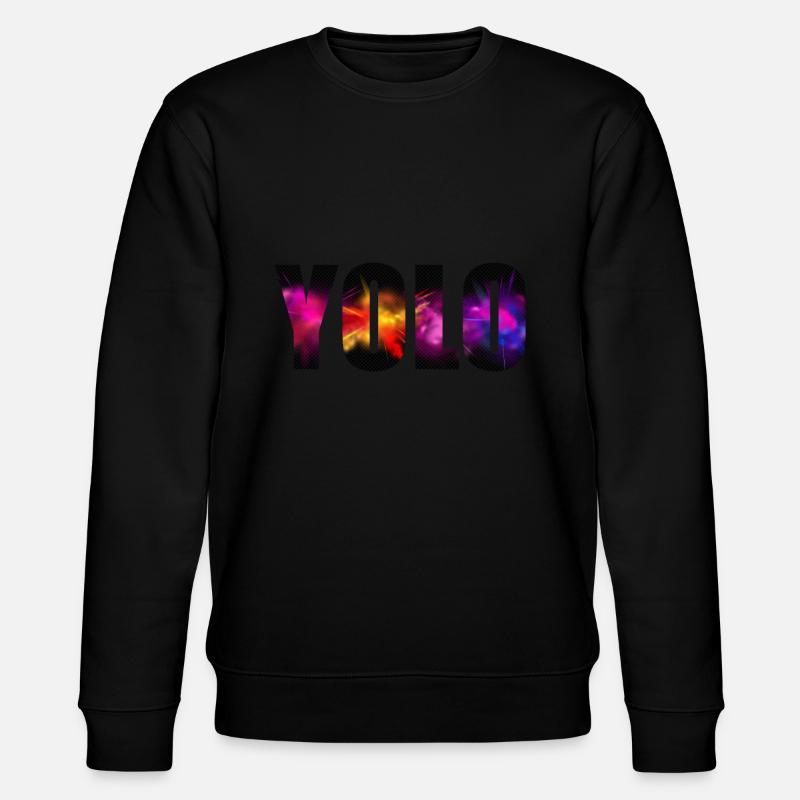 Yolo - Stanley/Stella Unisex Bio-Sweatshirt CHANGER  - Schwarz