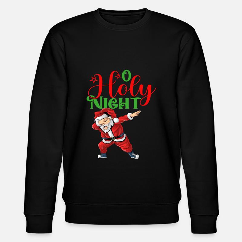 O Holy Night - Stanley/Stella Unisex Bio-Sweatshirt CHANGER  - Schwarz