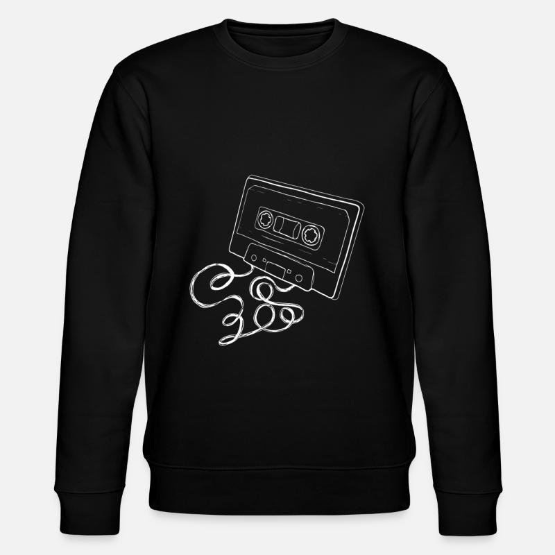 Cassette - misled - Stanley/Stella CHANGER Unisex Organic Sweatshirt - black