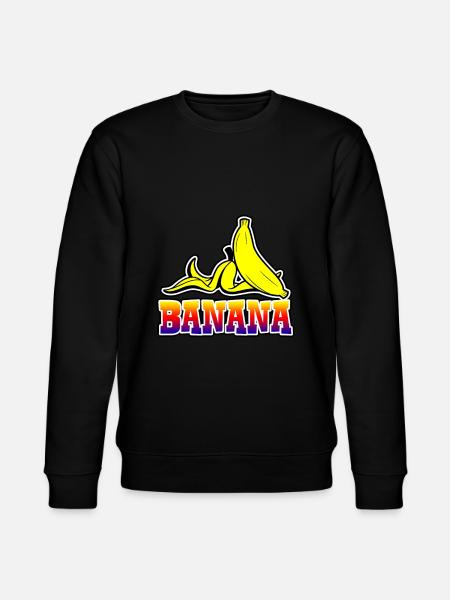 Banana - Banane - Stanley/Stella CHANGER Unisex Organic Sweatshirt - black