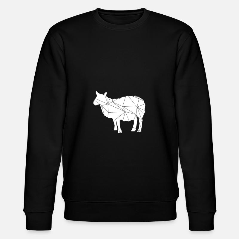 Geometric Sheep - Sheep - Stanley/Stella CHANGER Unisex Organic Sweatshirt - black