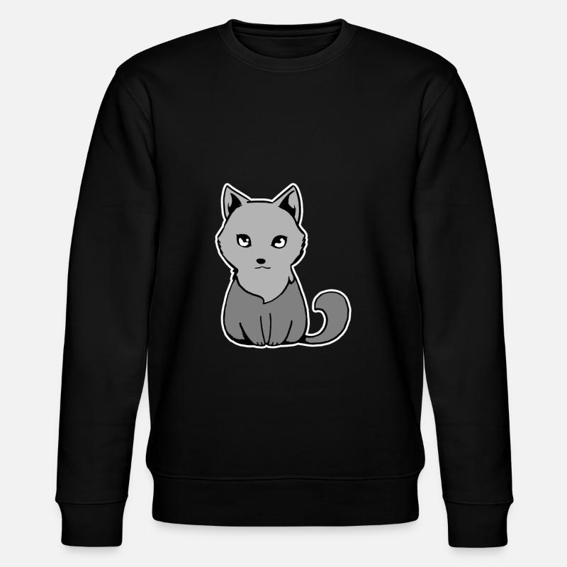 Little Wolf - Stanley/Stella CHANGER Unisex Organic Sweatshirt - black