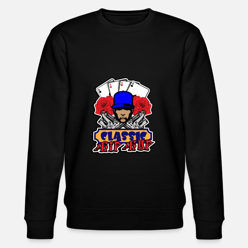 Hip Hop Classic - Stanley/Stella Unisex Bio-Sweatshirt CHANGER  - Schwarz