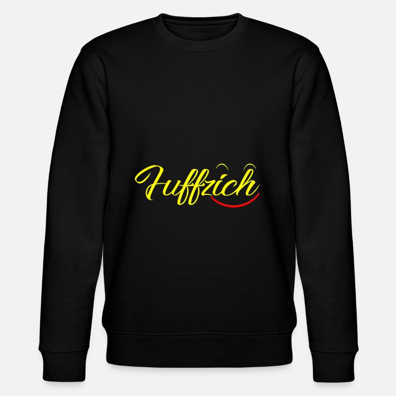 Fuffzich - Fünfzig - Stanley/Stella Unisex Bio-Sweatshirt CHANGER  - Schwarz