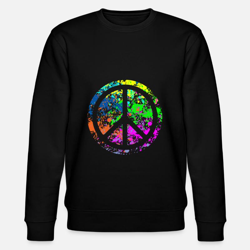 Paix - couleurs - Sweat bio CHANGER Stanley/Stella Unisexe - noir