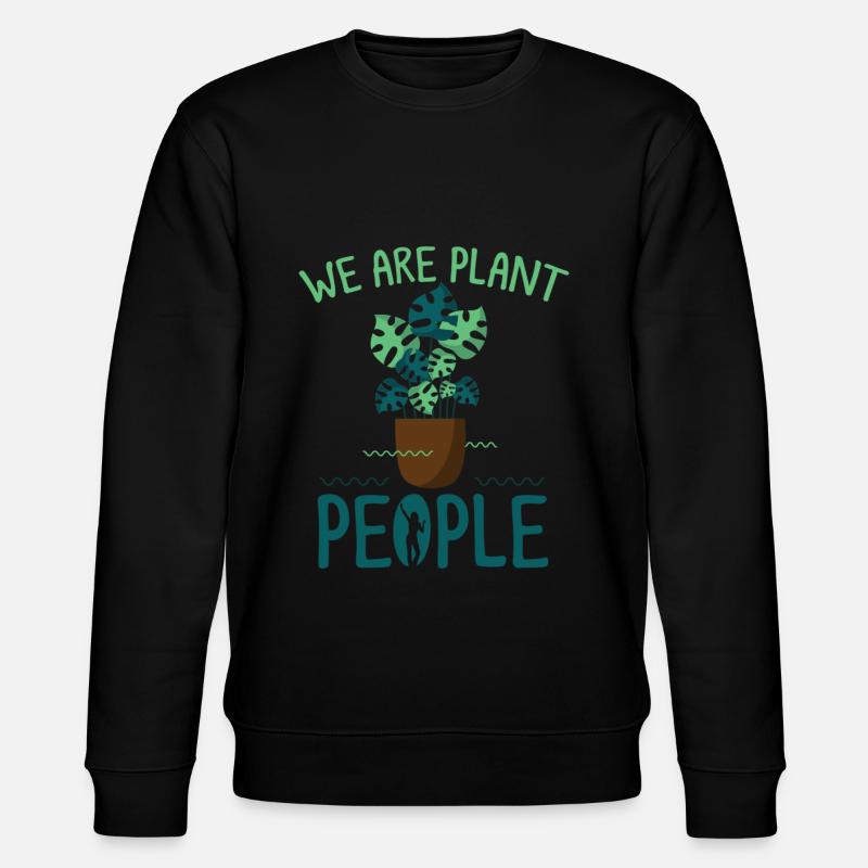 plante, plante d’intérieur, plantes, - Sweat bio CHANGER Stanley/Stella Unisexe - noir