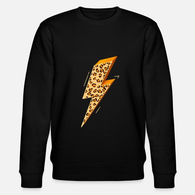 Foudre, boulons éclair, foudre, - Sweat bio CHANGER Stanley/Stella Unisexe - noir