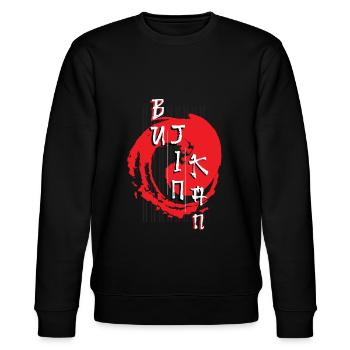 Bujinkan, Bujinkan japonais, arts martiaux, - Sweat bio CHANGER Stanley/Stella Unisexe - noir - Devant - Nik (191cm) & Marisol (170cm)