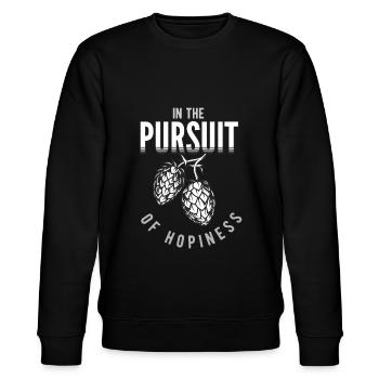 Home brewing, home brewing hops, hops and malt, - Stanley/Stella CHANGER Unisex Organic Sweatshirt - black - Front - Nik (191cm) & Marisol (170cm)