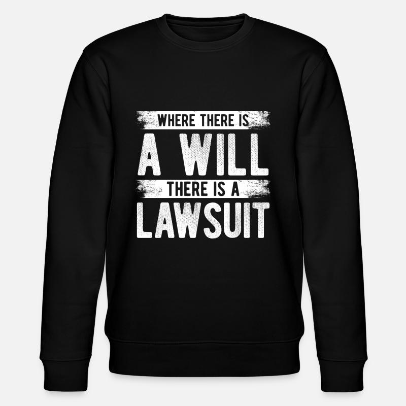Richter Jurist Anwalt - Stanley/Stella Unisex Bio-Sweatshirt CHANGER  - Schwarz