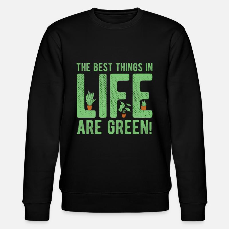 Landschaftsgärtner Hobbygärtner Gärtner - Stanley/Stella Unisex Bio-Sweatshirt CHANGER - Schwarz