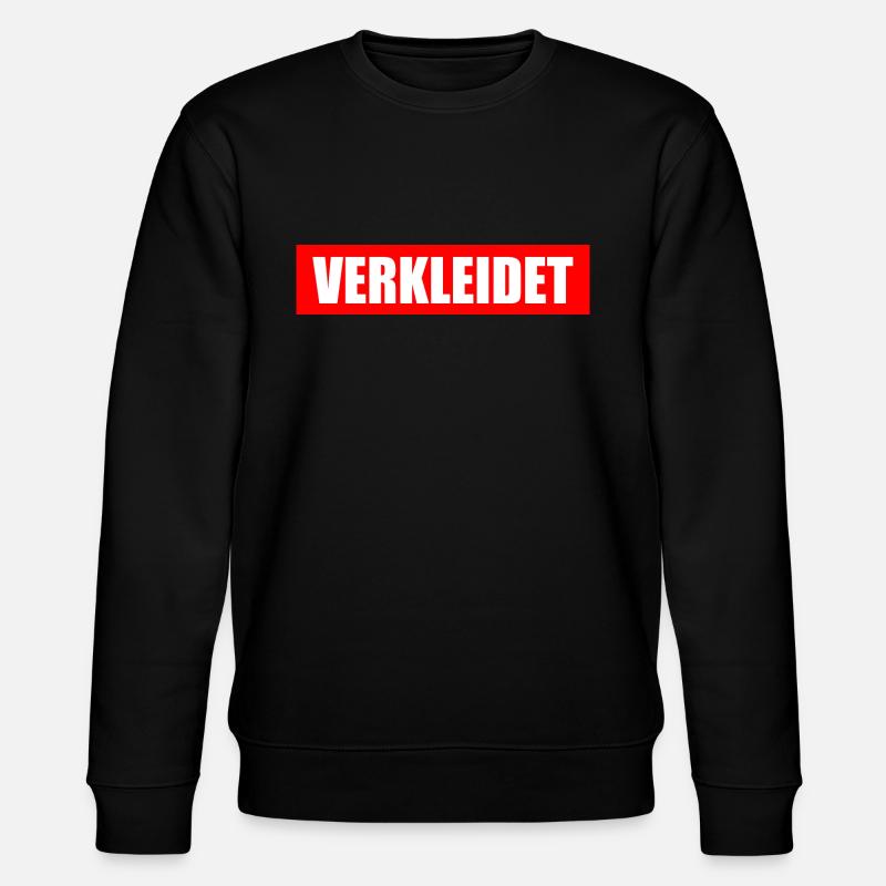 Verkleidet - Stanley/Stella Unisex Bio-Sweatshirt CHANGER - Schwarz