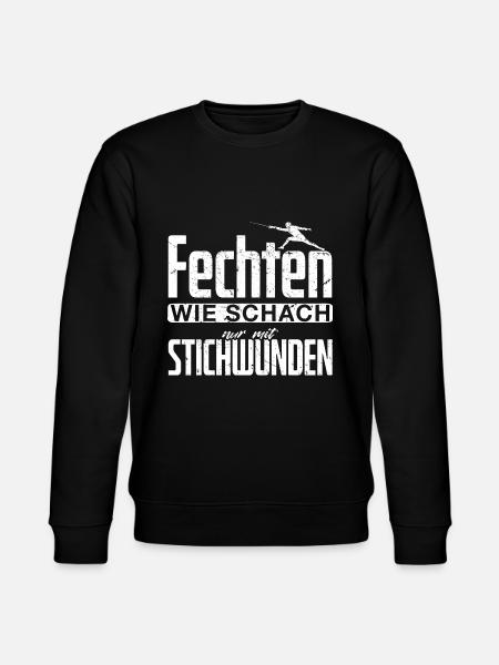 Fechten Fechten - Stanley/Stella Unisex Bio-Sweatshirt CHANGER  - Schwarz