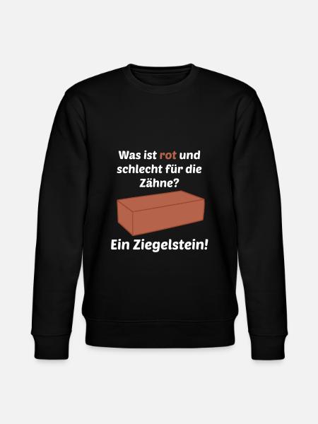 Ziegelstein - Stanley/Stella Unisex Bio-Sweatshirt CHANGER  - Schwarz