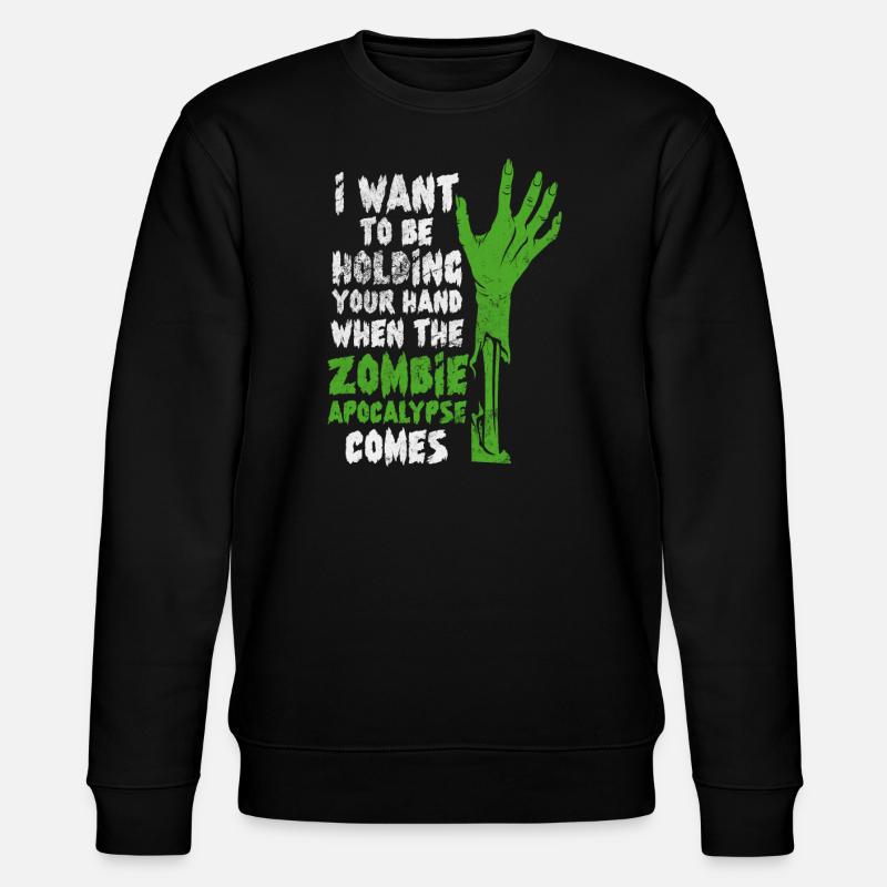 Zombie - Stanley/Stella Unisex Bio-Sweatshirt CHANGER  - Schwarz