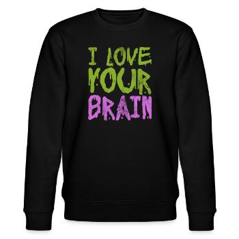 Zombie - Stanley/Stella Unisex Bio-Sweatshirt CHANGER  - Schwarz - Vorne - Nik (191cm) & Marisol (170cm)