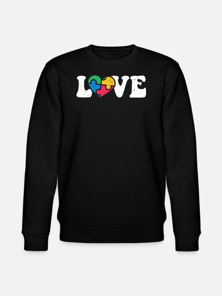 Autism - Stanley/Stella CHANGER Unisex Organic Sweatshirt - black