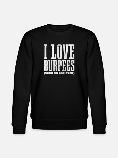 Burpees - Stanley/Stella CHANGER Unisex Organic Sweatshirt - black