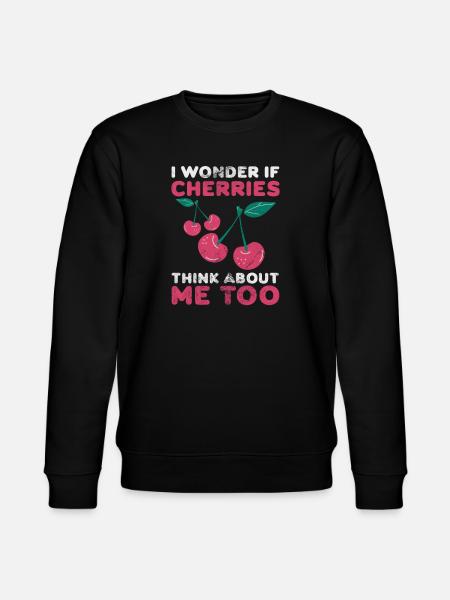 Cherry - Stanley/Stella CHANGER Unisex Organic Sweatshirt - black