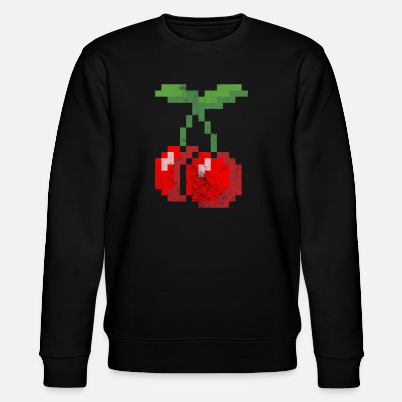 Cherry - Stanley/Stella CHANGER Unisex Organic Sweatshirt - black