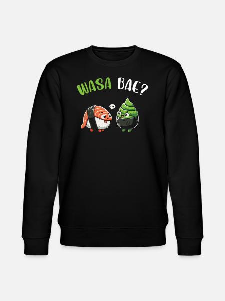Sushi - Stanley/Stella Unisex Bio-Sweatshirt CHANGER - Schwarz