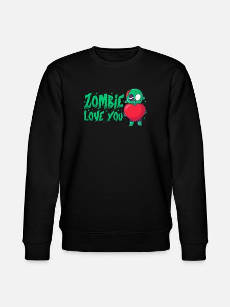 Zombie Zombie-Jäger Zombieapokalypse Geschenk - Stanley/Stella Unisex Bio-Sweatshirt CHANGER - Schwarz