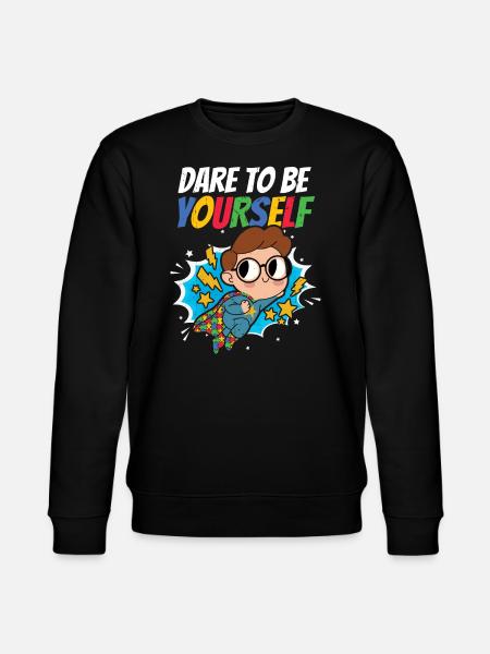 Autism - Stanley/Stella CHANGER Unisex Organic Sweatshirt - black