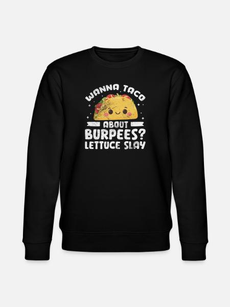 Burpees - Stanley/Stella CHANGER Unisex Organic Sweatshirt - black