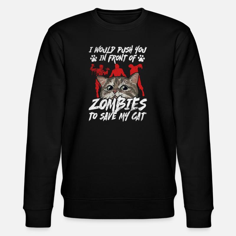 Zombie - Stanley/Stella CHANGER Unisex Organic Sweatshirt - black