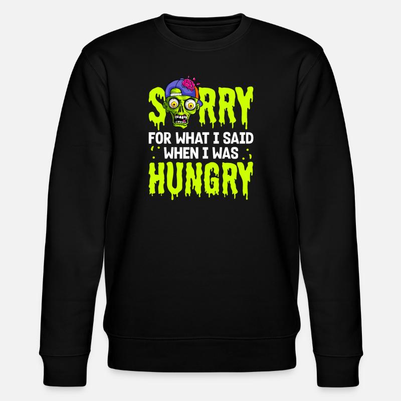 Zombie Zombie-Jäger Zombieapokalypse Geschenk - Stanley/Stella Unisex Bio-Sweatshirt CHANGER  - Schwarz