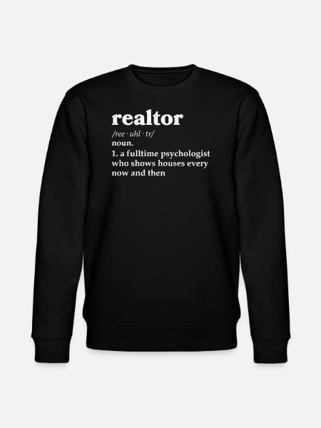 Realtor - Stanley/Stella CHANGER Unisex Organic Sweatshirt - black