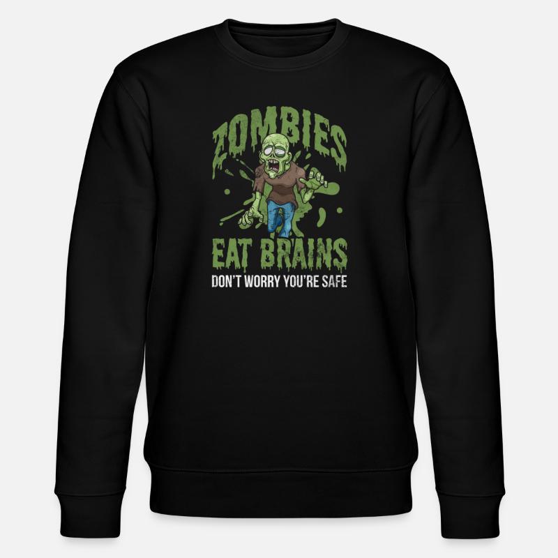 Zombie - Stanley/Stella Unisex Bio-Sweatshirt CHANGER  - Schwarz