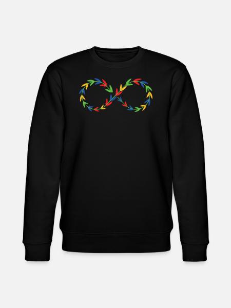 Autism - Stanley/Stella CHANGER Unisex Organic Sweatshirt - black