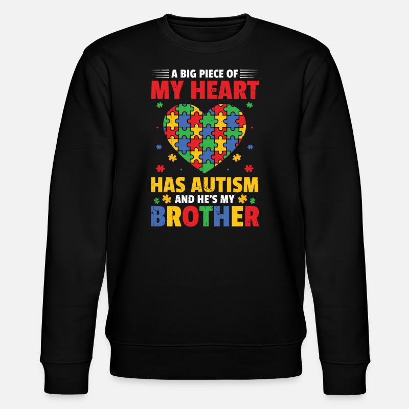 Autism - Stanley/Stella CHANGER Unisex Organic Sweatshirt - black