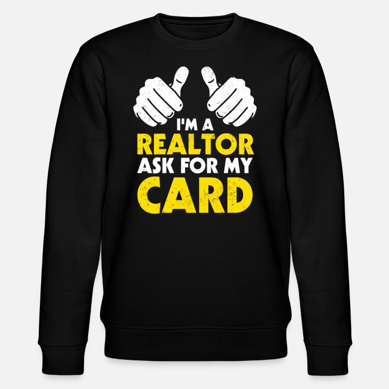 Realtor - Stanley/Stella CHANGER Unisex Organic Sweatshirt - black