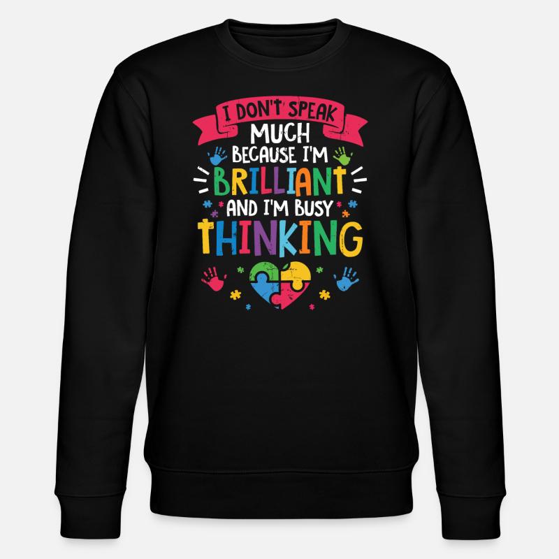 Autismus - Stanley/Stella Unisex Bio-Sweatshirt CHANGER  - Schwarz