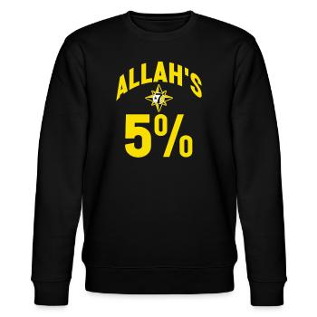 Muslim Islam Allah Ramadan Kareem Gift - Stanley/Stella CHANGER Unisex Organic Sweatshirt - black - Front - Nik (191cm) & Marisol (170cm)