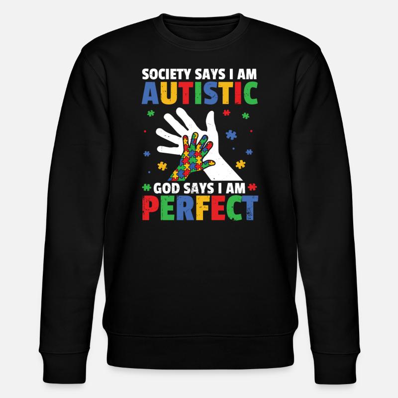 Autisme - Sweat bio CHANGER Stanley/Stella Unisexe - noir