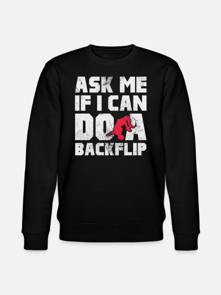 Backflip - Stanley/Stella CHANGER Unisex Organic Sweatshirt - black