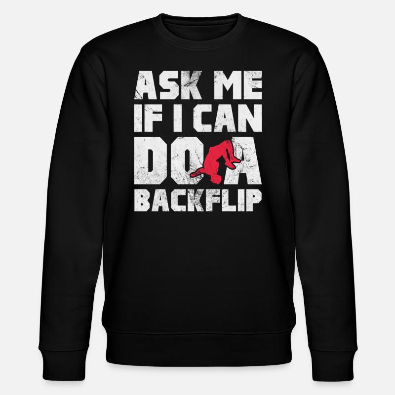 Backflip - Stanley/Stella Unisex Bio-Sweatshirt CHANGER  - Schwarz
