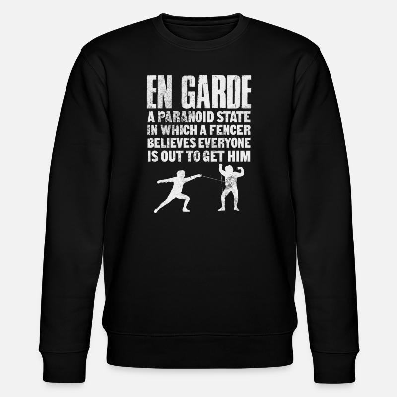 Fencing - Stanley/Stella CHANGER Unisex Organic Sweatshirt - black