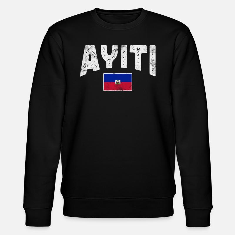 Haïti - Sweat bio CHANGER Stanley/Stella Unisexe - noir